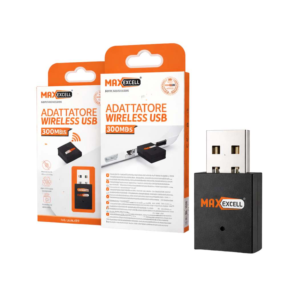 Adattatore Wireless USB 300Mbps WiFi
