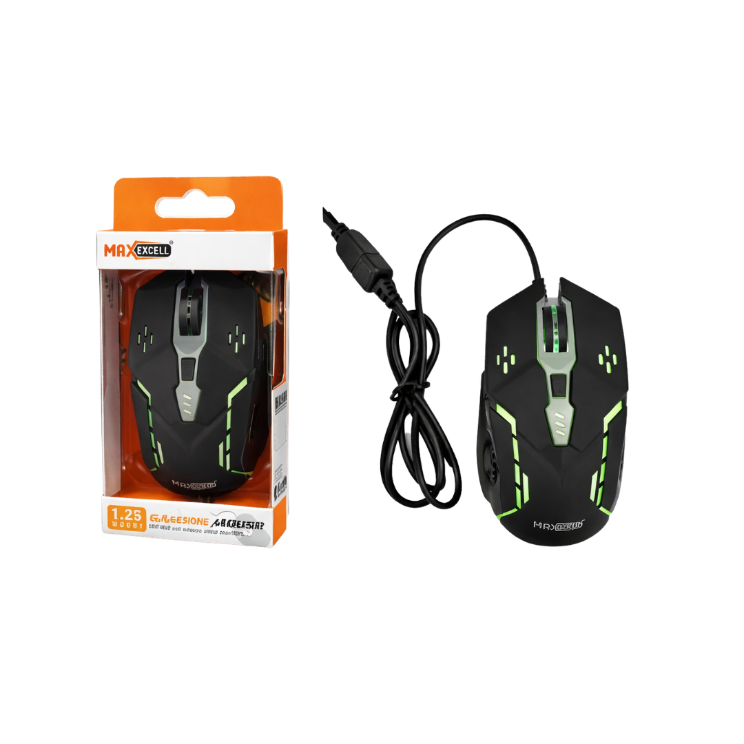 Mouse Gaming USB con LED RGB