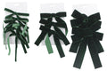 Fiocchi Natalizi Verde Scuro in Velluto | 3 Misure
