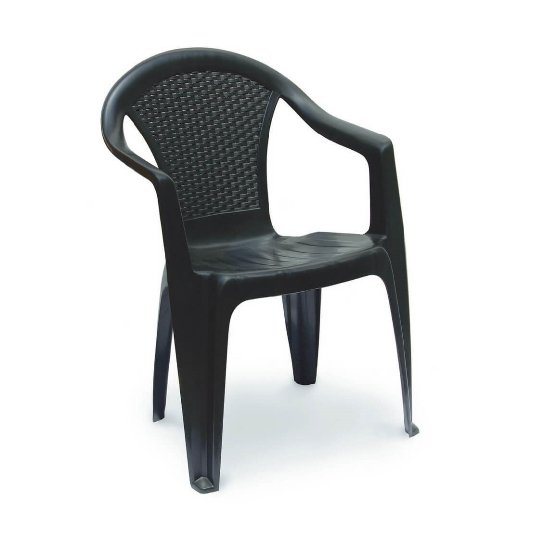 Sedia Impilabile Schienale Basso - Kora Linea Rattan