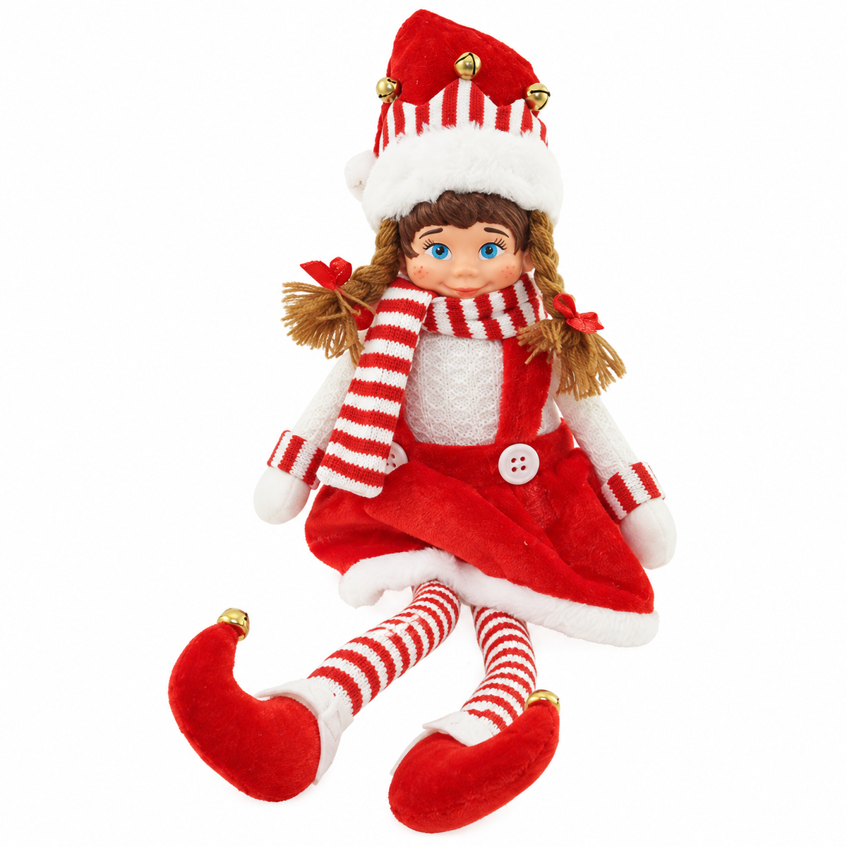 Elfo Natalizio Boy & Girl Gambe Lunghe | Varie Misure