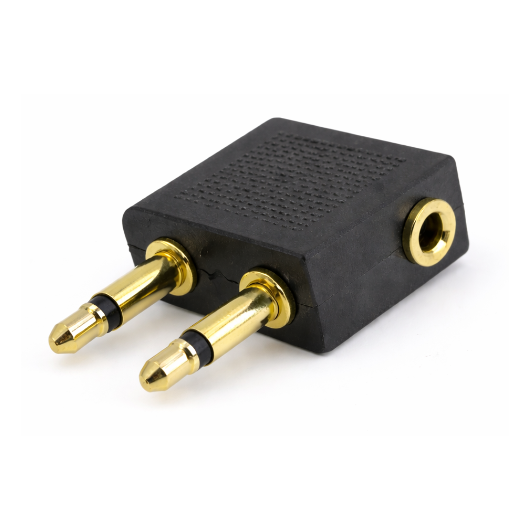 Adattatore Splitter Audio Jack 3.5mm Femmina a Doppio Maschio