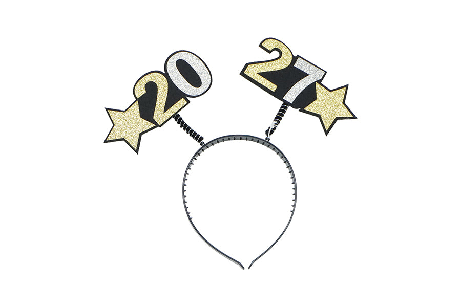 Frontino Party Adulto 2027 Nero e Oro