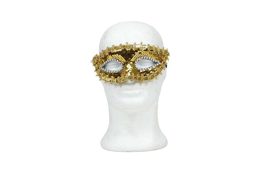 Maschera Party Adulto Oro