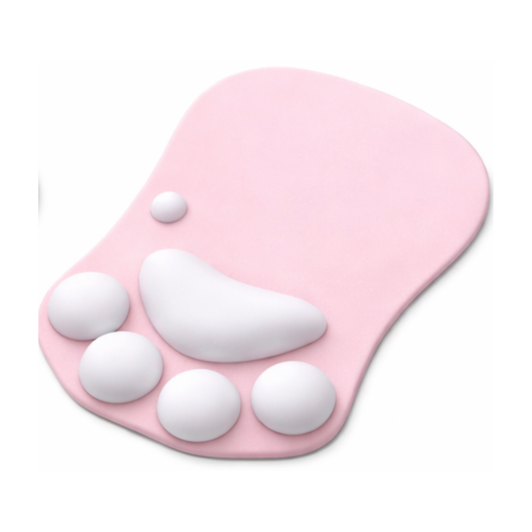 Tappetino Mouse Ergonomico Poggiapolso a Forma di Zampa