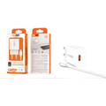 Kit Caricatore Maxexcell 5V 2.4A con Cavo Lightning