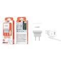 Kit Caricatore 2 USB 5V 2.4A + Cavo USB-C Type-C