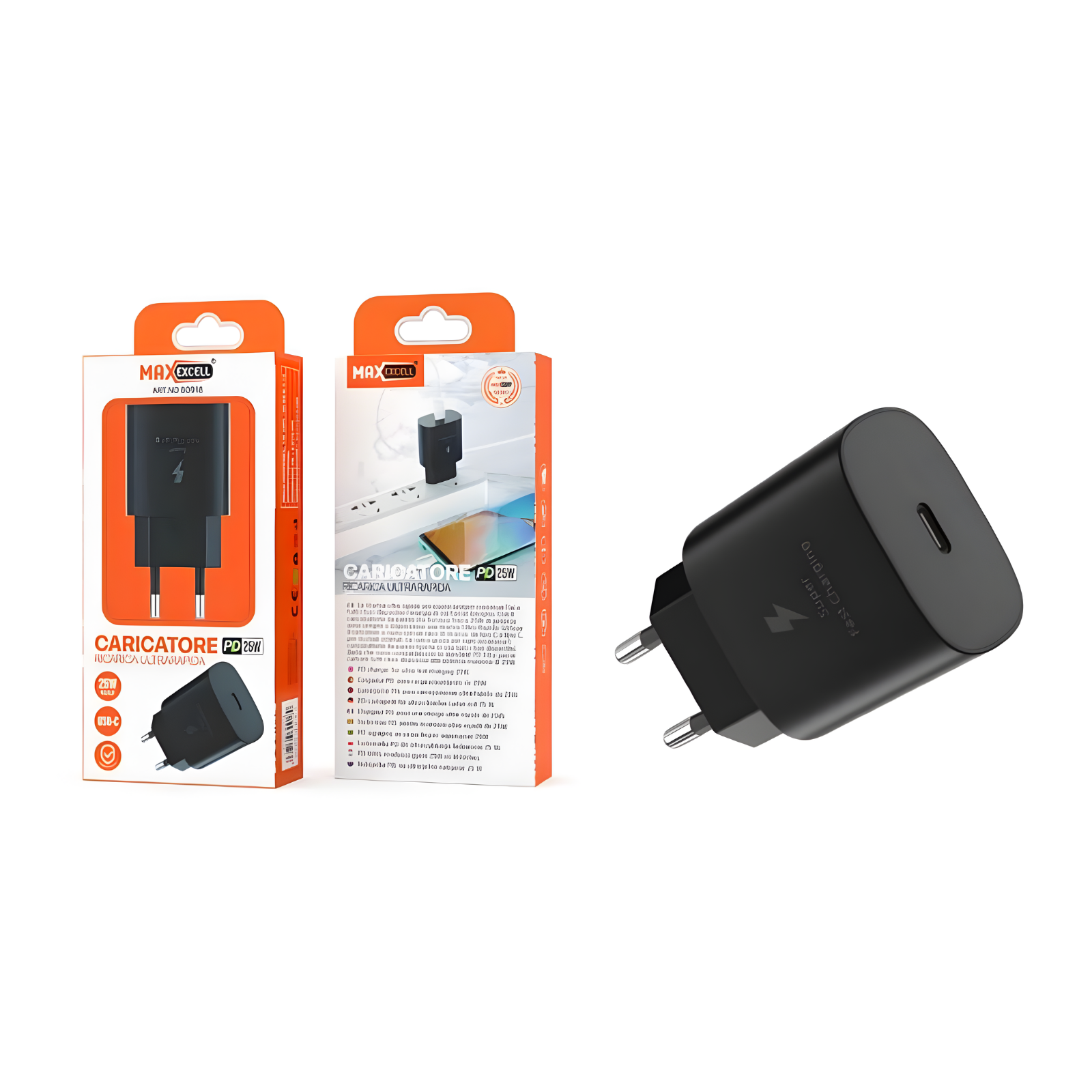 Caricatore Maxexcell PD 25W USB-C