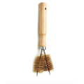 Spazzola Pulizia Griglie BBQ con Manico in Legno e Setole Ottone