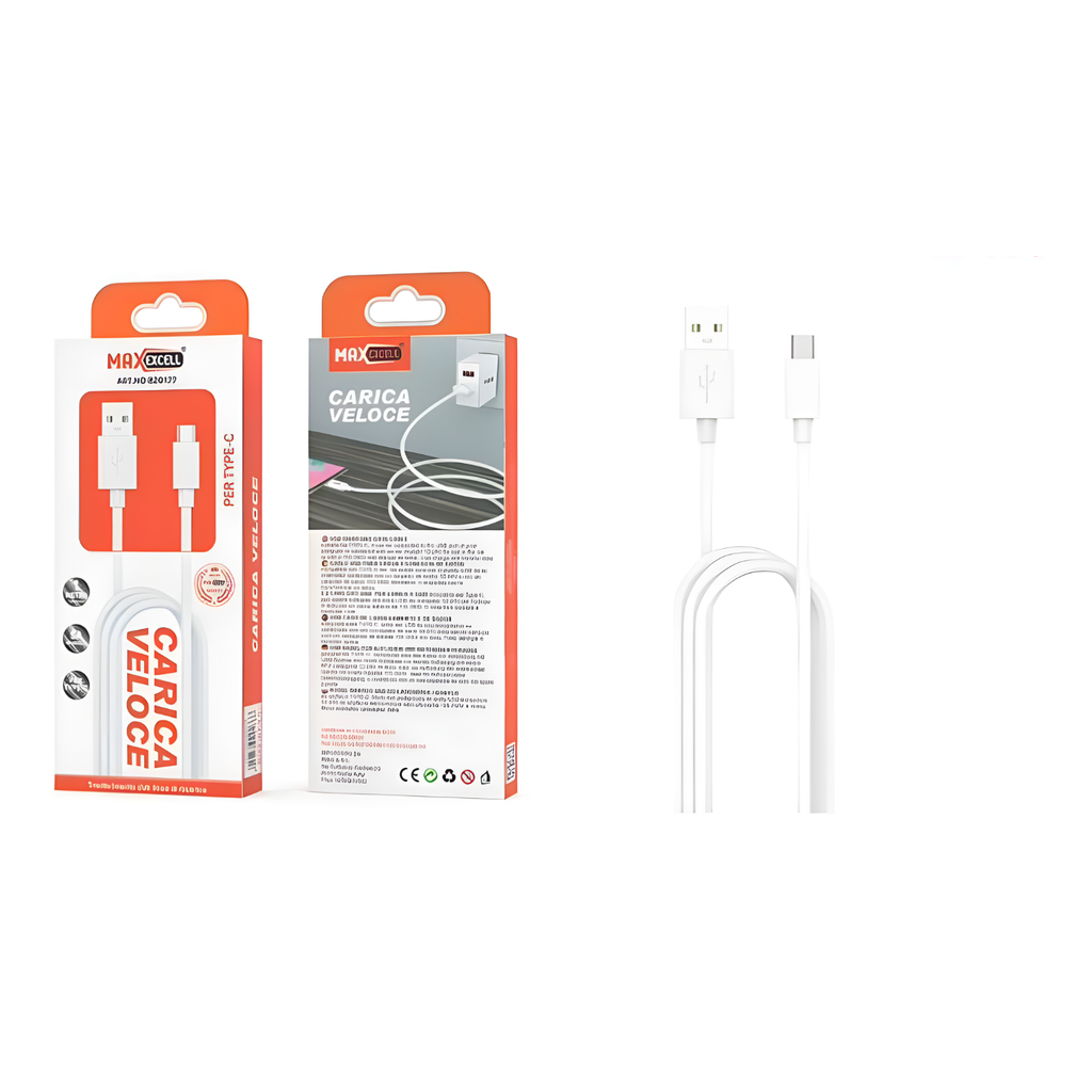 Cavo USB Type-C Max Excell 5A Ricarica Veloce