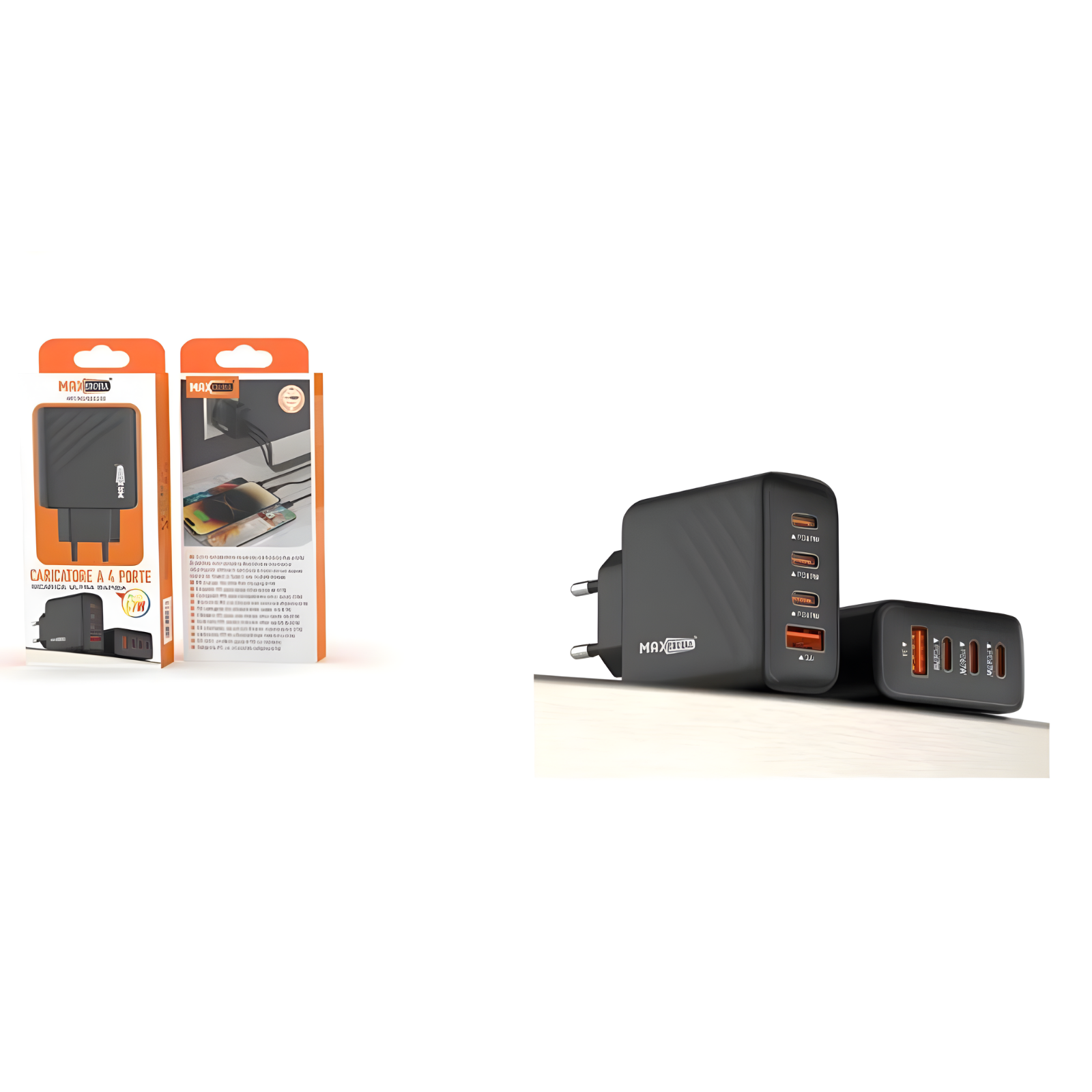 Caricatore Maxexcell ZC33 PD + QC 67W – 4 Porte USB
