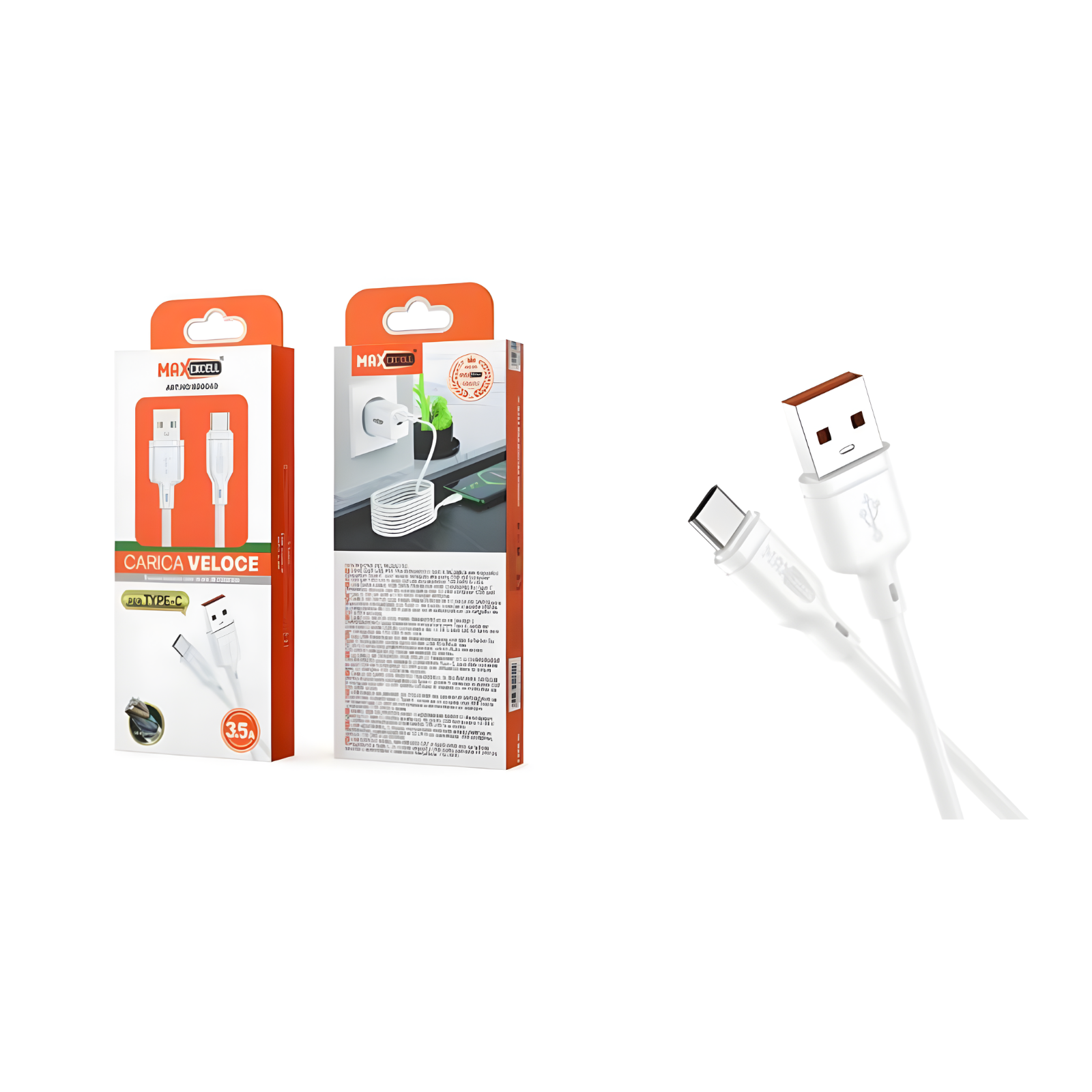 Cavo MaxExcell Type-C 3.5A