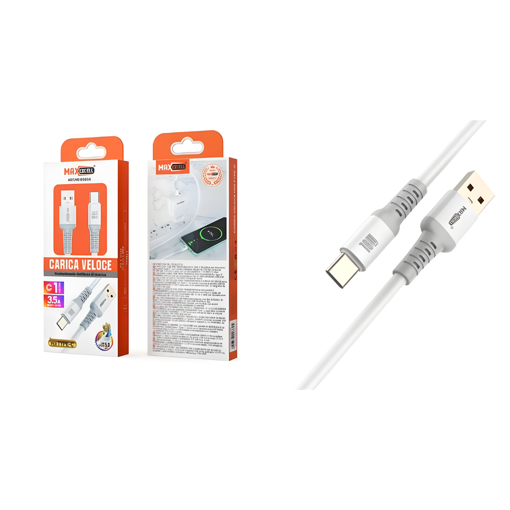 Cavo USB Type-C Max Excell 3.5A Ricarica Veloce