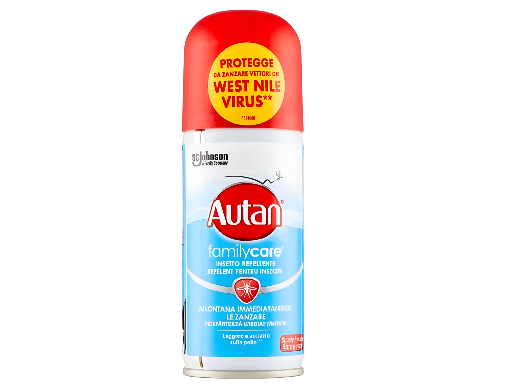 Autan Family Care Spray Secco Antizanzare Protezione Immediata