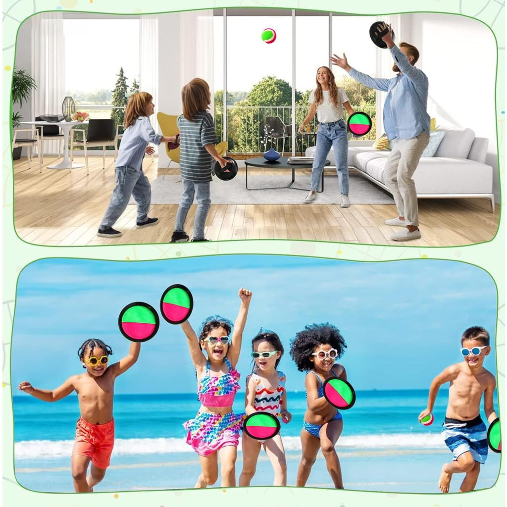 Gioco Racchette con Pallina Adesiva