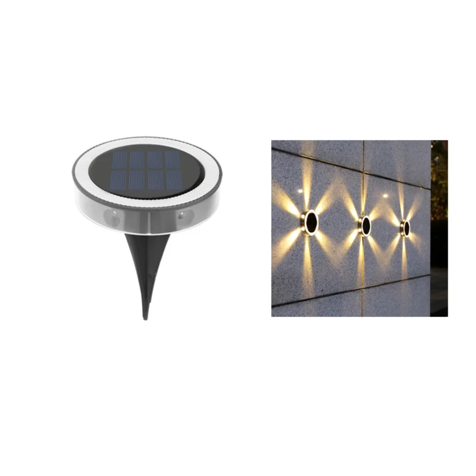 Lampade Solari LED da Terra Impermeabili