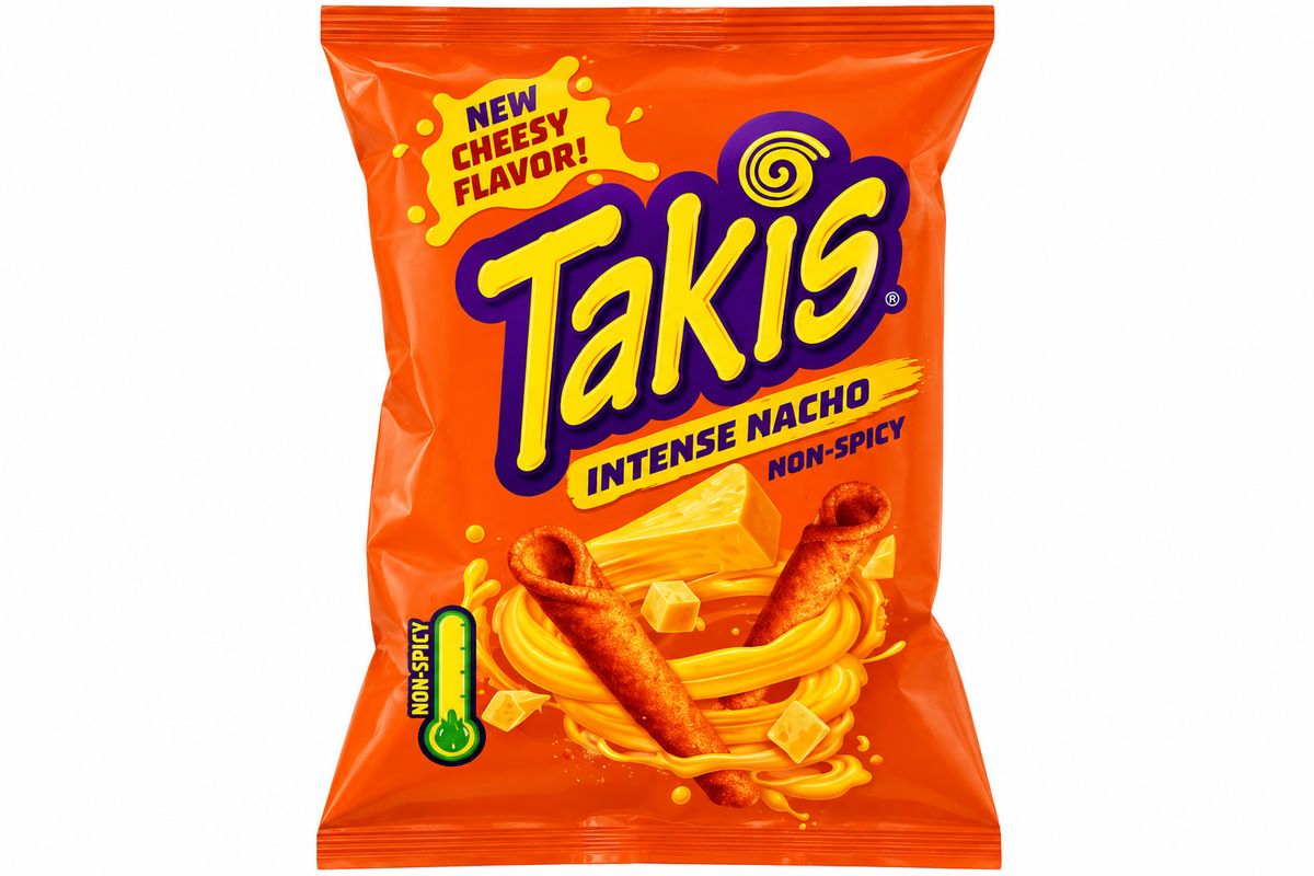 Takis Intense Nacho – Snack Croccante al Formaggio Non Piccante