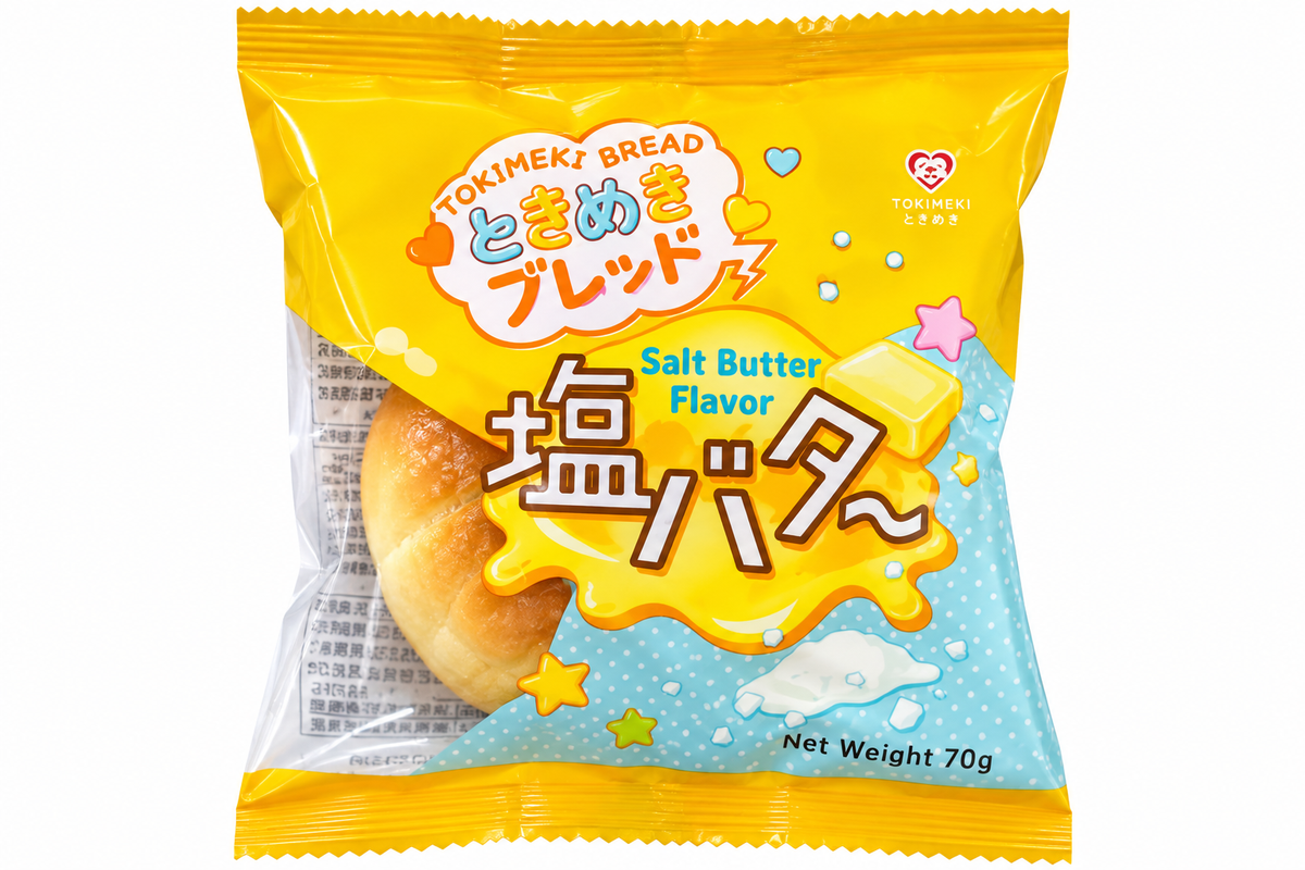 Tokimeki Bread Salt Butter Flavor (70 g) – Pane Dolce al Burro Salato