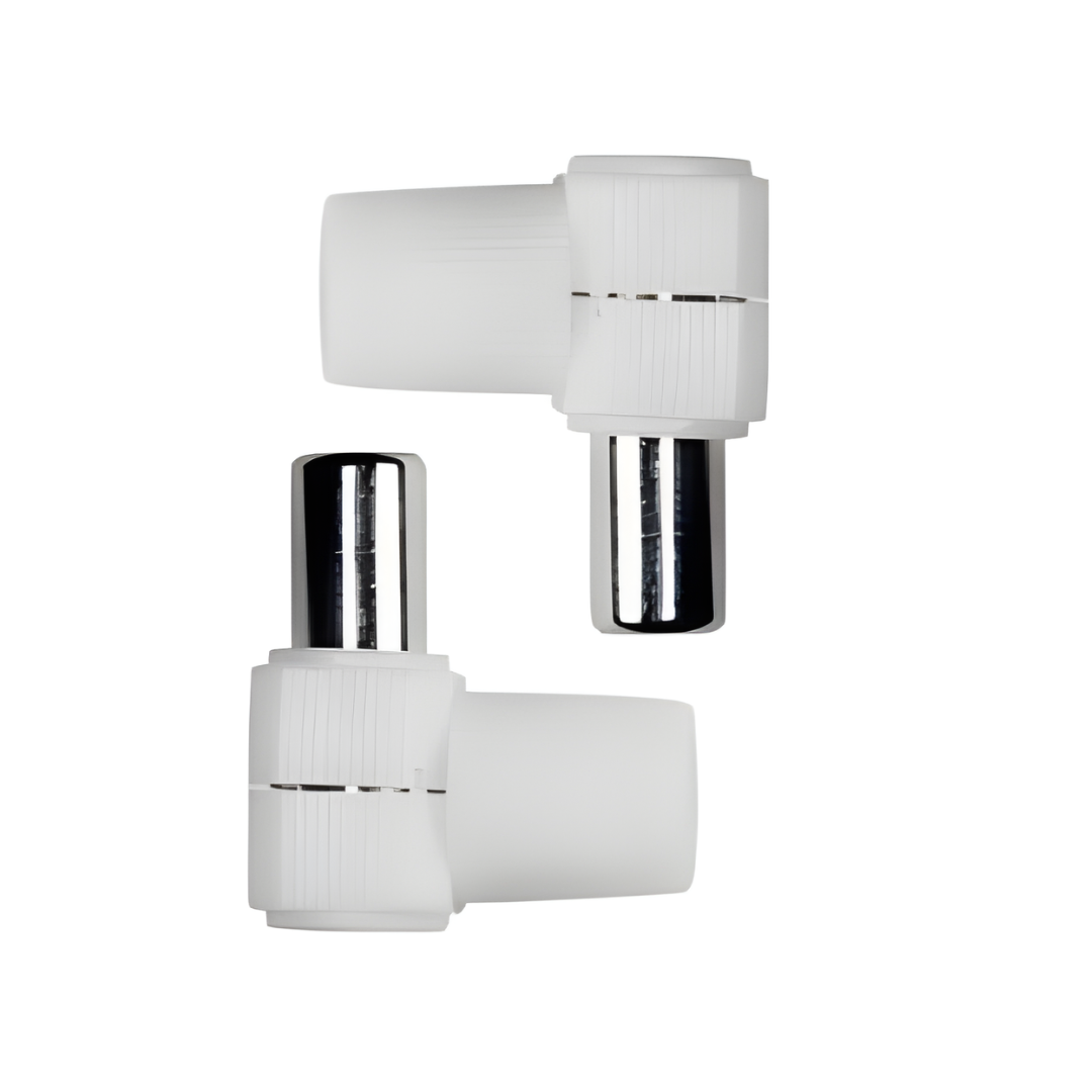 Connettore Coassiale Femmina a L per Antenna TV