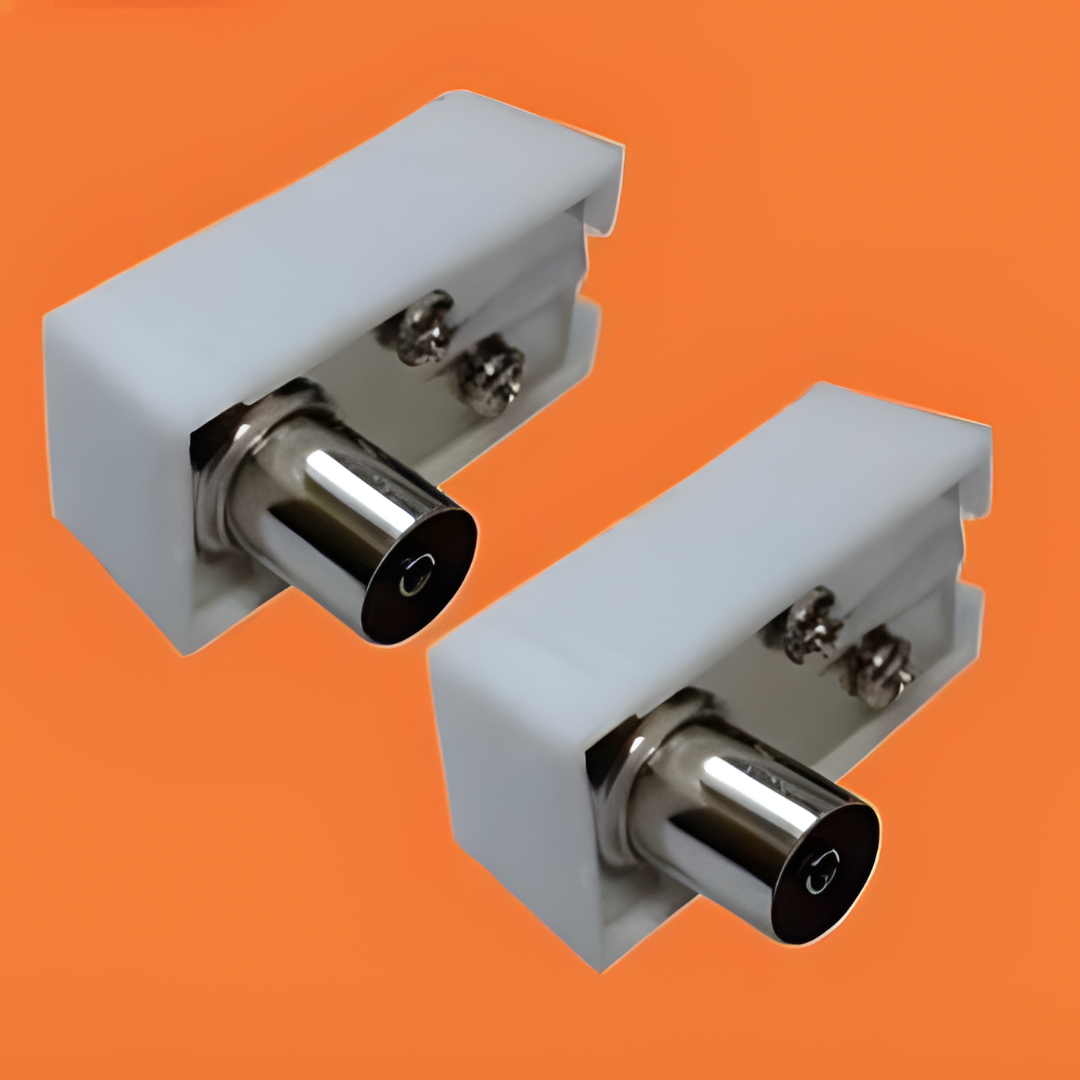 Adattatore Antenna TV (Femmina) Connettore Coassiale di Segnale