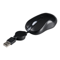 Mouse USB Mini con Cavo Retrattile per Laptop e PC