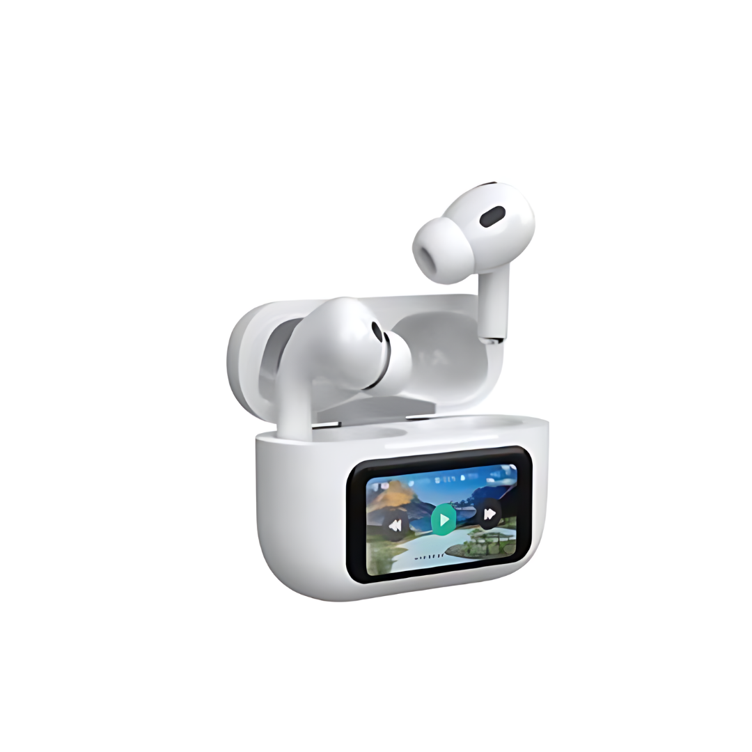 Auricolari Bluetooth Wireless con Custodia Touch Screen e Ricarica Portatile