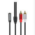 Cavo Adattatore Audio  Femmina a 2 RCA Maschio