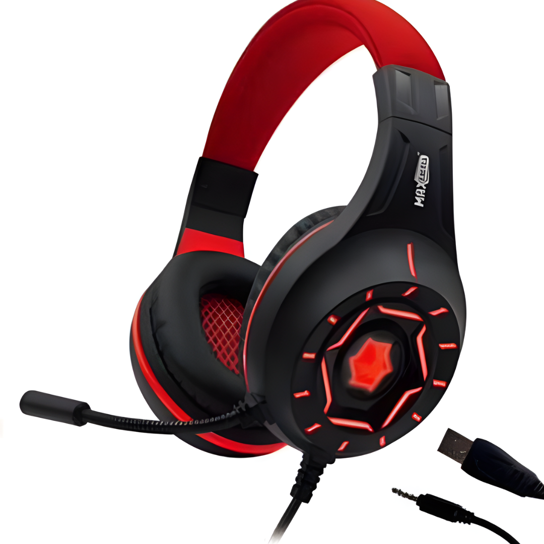 Cuffie Gaming con Microfono MaxExcell G315 Stereo LED