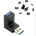 Adattatore USB 3.0 Maschio Femmina Angolato 90°