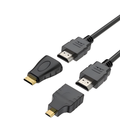 Cavo HDMI con Adattatori HDMI Mini e Micro 3 in 1 MaxExcell