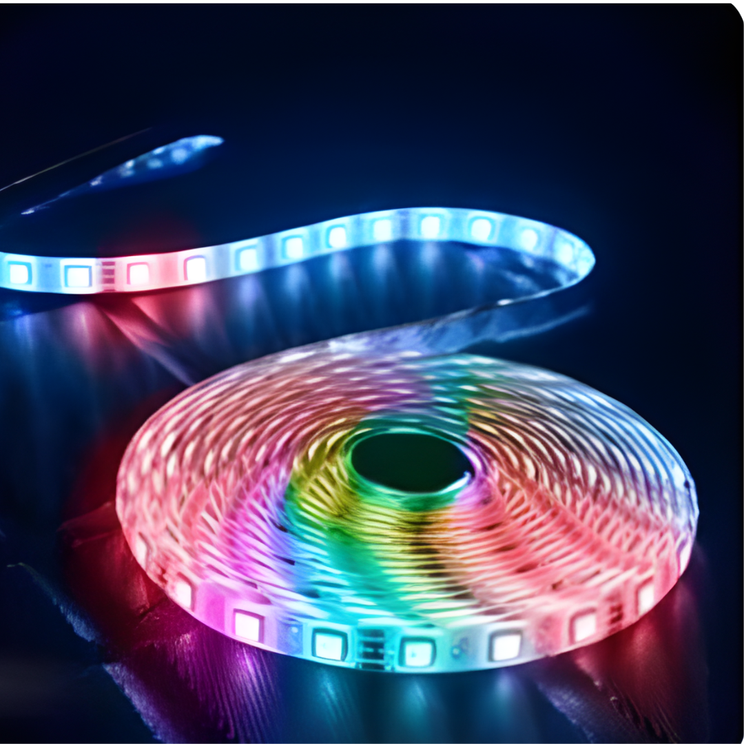 Striscia LED 5050 RGB 24W Multicolore Alta Luminosità
