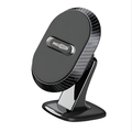 Supporto Magnetico Smartphone Auto Adesivo Oval Carbon