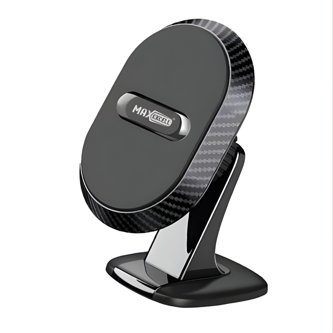 Supporto Magnetico Smartphone Auto Adesivo Oval Carbon