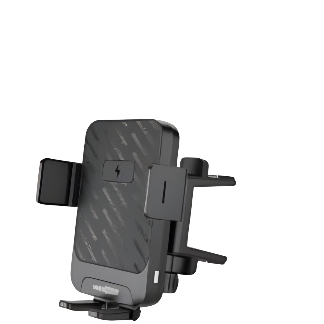 Supporto Auto con Ricarica Wireless per Bocchetta Rotonda