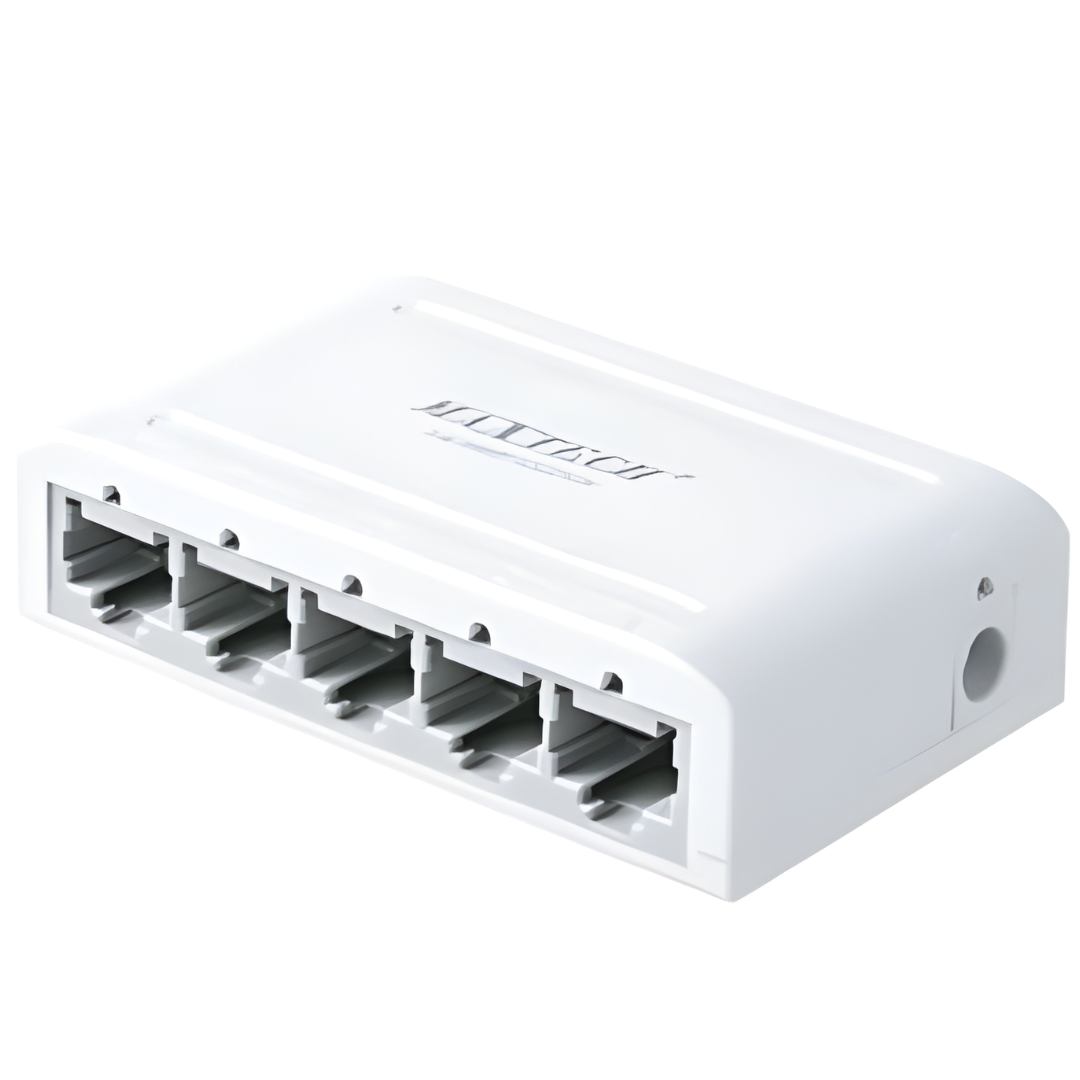 Switch Ethernet 5 Porte LAN 10/100Mbps per Rete Internet