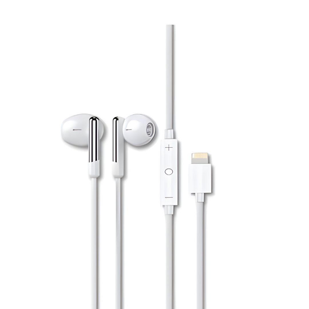 Auricolari Stereo Lightning con Microfono e Controllo Volume