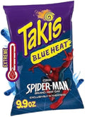 Takis Blue Heat Spider-Man Edition (9.9 oz / 280g) – Tortilla Chips Piccanti al Mais Arrotolate