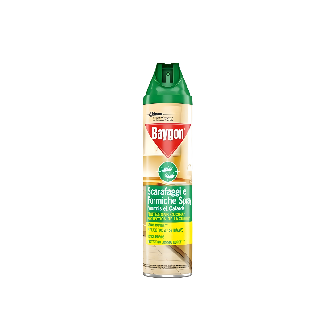 Baygon Spray Scarafaggi e Formiche Protezione Cucina