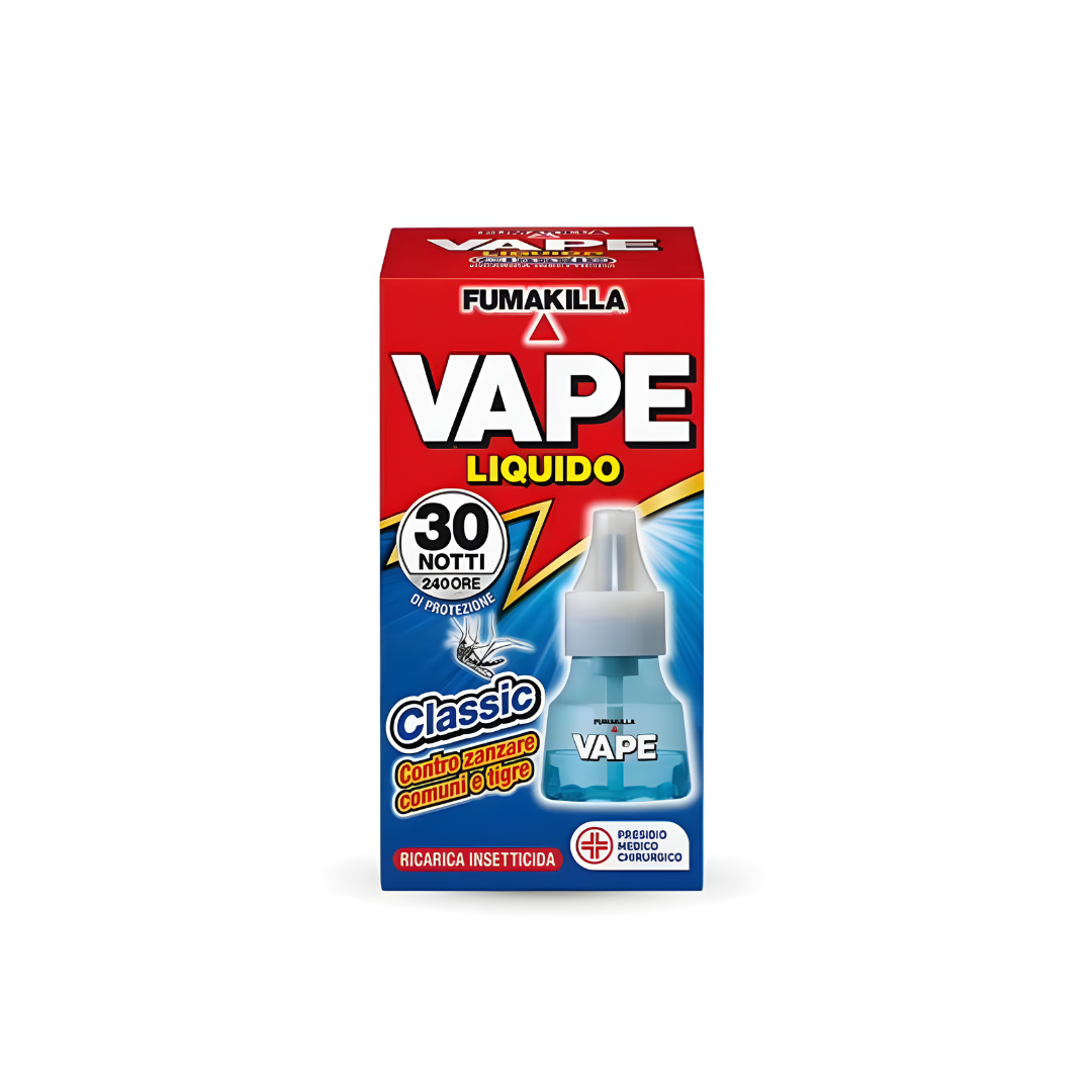 Vape Ricarica Liquida Classic 30 Notti Antizanzare