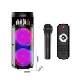 Speaker Karaoke Bluetooth TWS 60W LED RGB con Microfono