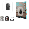 Luce ad Anello LED con Supporto Smartphone Regolabile USB