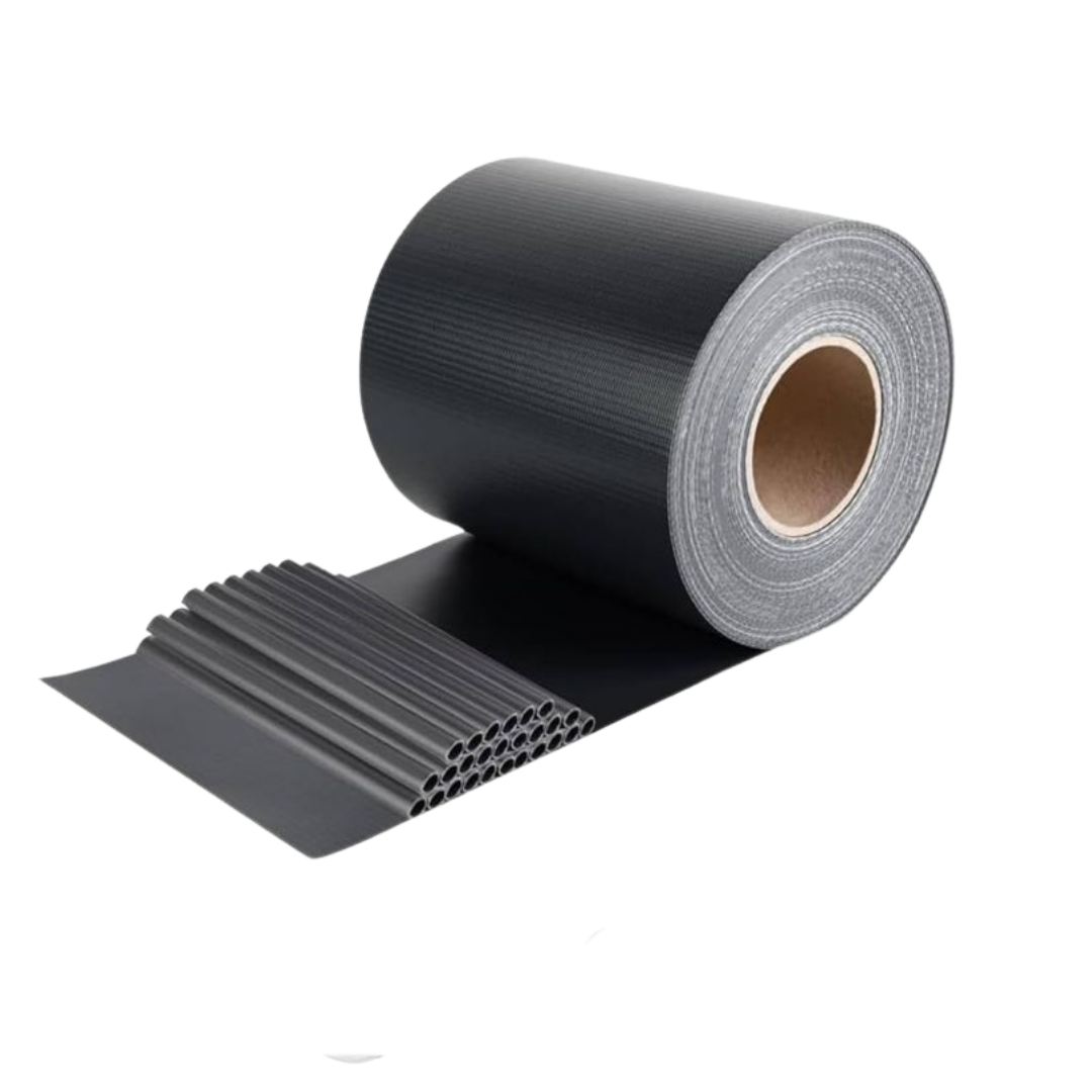 Fasce PVC Frangivista per Recinzione Antracite con Clip