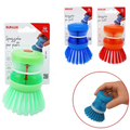 Spazzola per Piatti con Dispenser Sapone Antigraffio