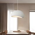 Lampadario a sospensione E27 design moderno in schiuma bianco