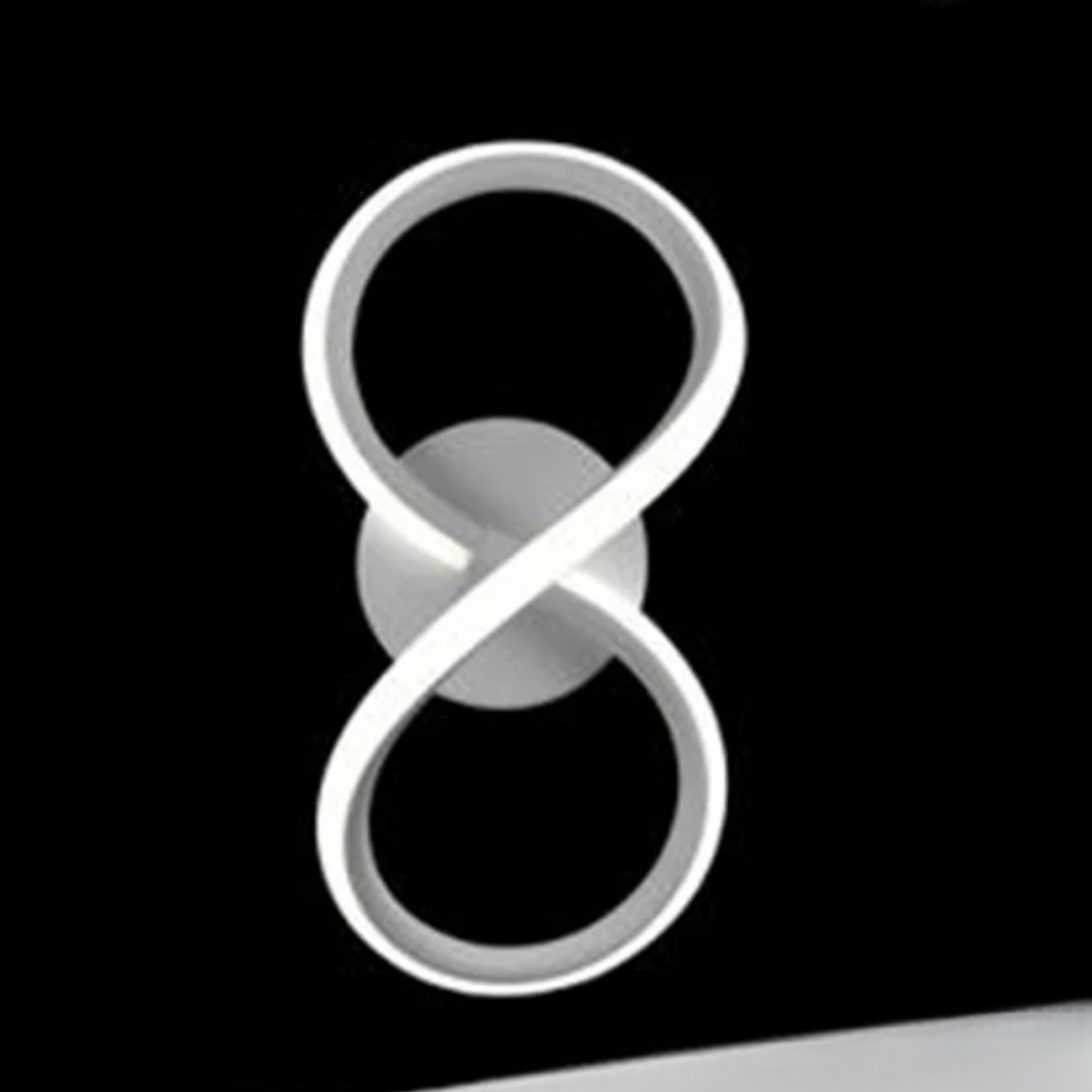 Applique LED da parete 10W design moderno a infinito con CCT regolabile