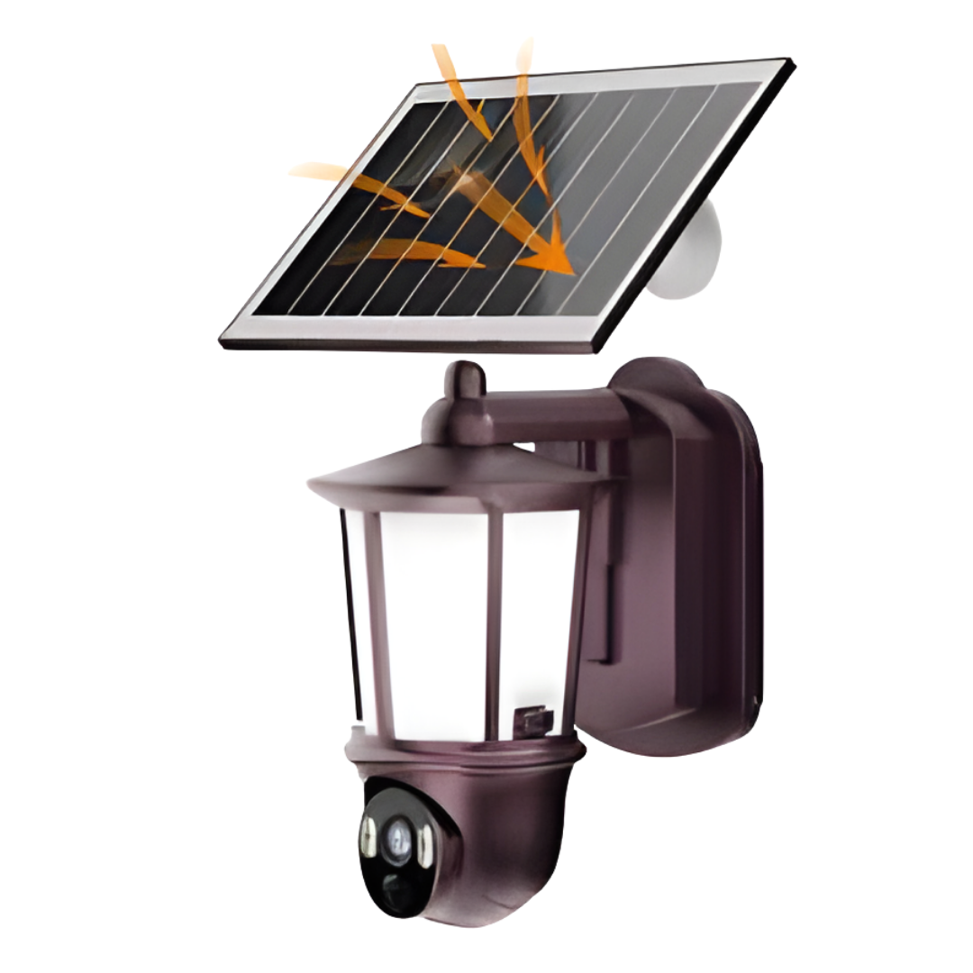 Telecamera Solare Applique 1080P WiFi con Luce LED