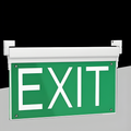 Segnale Uscita di Emergenza LED EXIT 0.8W 6500K IP23 Ricaricabile