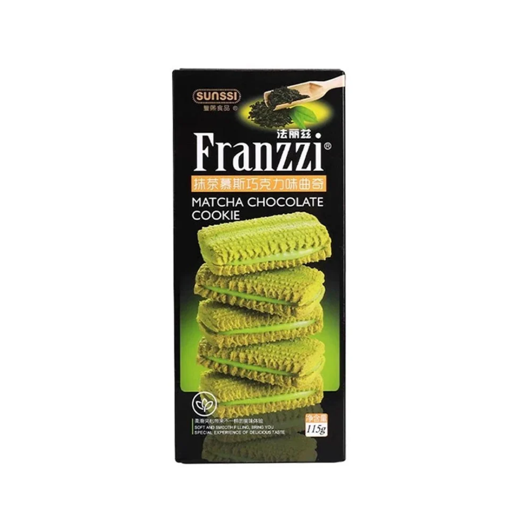 Franzzi Biscotti Matcha Ricoperti al Cioccolato  Matcha Chocolate Cookies