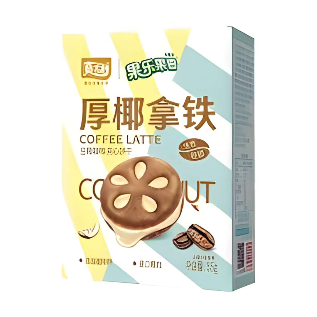 Biscotti Ripieni Cocco e Caffè Latte – Snack Croccante con Crema