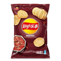 Lay’s Patatine Gusto Hot Pot Piccante – Chips Ondulate Snack Asiatico